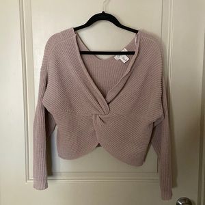Jessica Simpson Knit Crop Sweater